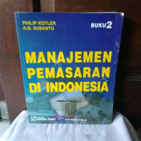 Image of Manajemen Pemasaran di indonesia BUKU 2