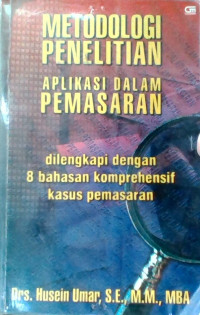 Image of Metodologi penelitian : Aplikasi dalam pemasaran