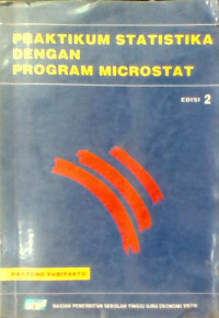 Image of Praktikum statistika dengan program microstat