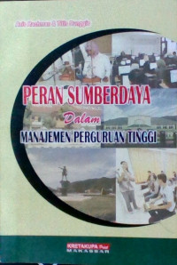 Image of Peran sumberdaya dalam manajemen perguruan tinggi