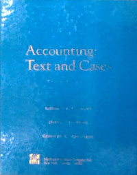 Image of Accounting : Text and Cases