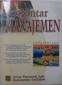 Image of Pengantar manajemen