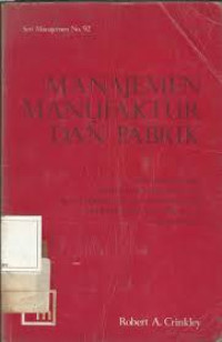 Image of Manajemen manufaktur dan pabrik