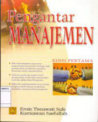 Image of Pengantar manajemen