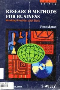 Image of Research methods for business : metodologi penelitian untuk bisnis (BUKU 1)