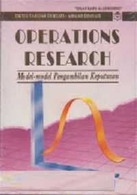 Image of Operations Research : Model-model pengambilan keputusan