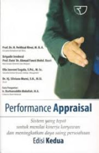 Image of Performance Appraisal: Sistem yang tepat unutk menilai kinerja karyawan dan meningkatkan daya saing perusahaan